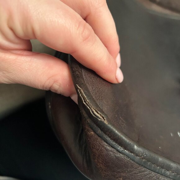 SOLD DO NOT PURCHASE Vintage Coach NYC Mocha Crescent - Picture 11 of 11